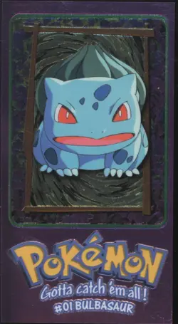 BR | Topps Pokemon 1999 TV Animation Series #1 | BOX TOPPER | Bulbasaur 3 of 5 - Image 1