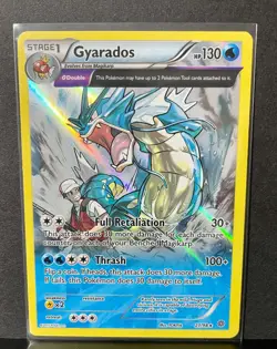 Pokemon XY Ancient Origins Gyarados 21/98 Holo Rare Θ Double Full Art 2015 - Image 1