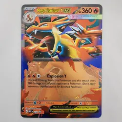 Mega Charizard Y ex 030 Black Star Promo Mega Evolution Tin Promo Pokemon TCG NM - Image 1