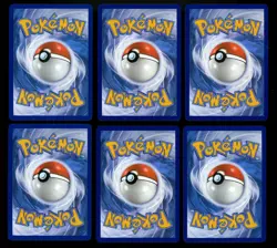 (6) Pokemon Scarlet & Violet 170 LEAFEON Black Star Cosmos Holo Lot - Image 2