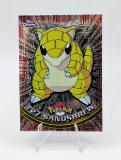 2000 Topps Chrome Pokemon: Sandshrew #27 - NM - Image 1