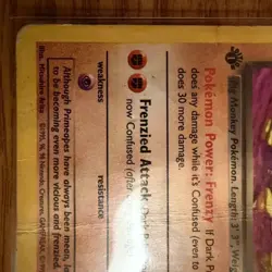 Pokemon TCG - 1st edition Team Rocket Dark Primeape #43/82 60 HP Uncommon - Image 5