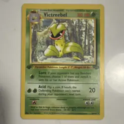 Pokemon TCG Victreebel Jungle 1st Edition 30/64 80 HP Rare Regular English - Image 1