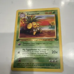 Pokemon TCG Exeggutor Jungle 1st Edition 35/64 80 HP Uncommon Regular English - Image 1