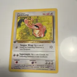 Pokemon TCG Lickitung Pt1: Galactic's Conquest 1st Ed 067/096 90 HP Japanese - Image 1