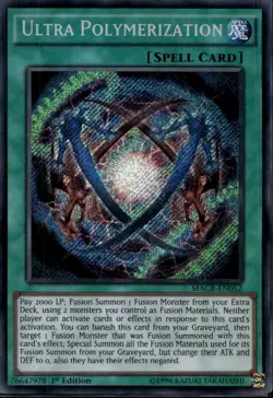 Ultra Polymerization 1st Ed Secret Rare MACR-EN052 Yu-Gi-Oh! - Image 1