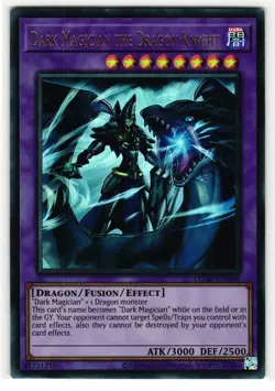 DARK MAGICIAN THE DRAGON KNIGHT LEDD-ENA00 ULTRA RARE YU-GI-OH TCG - Image 1