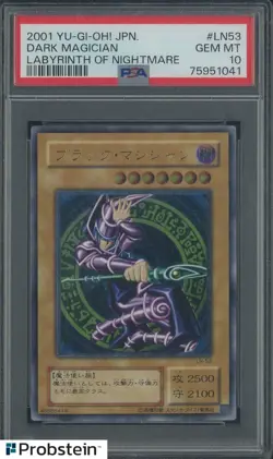 2001 YU-GI-OH! Japanese Dark Magician PSA 10 #LN53 - Image 1