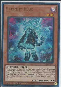 Yugioh! Spright Blue - BLTR-EN075 - Ultra Rare - 1st Edition Near Mint, English - Image 1