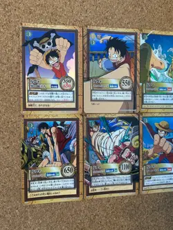 one piece carddass hyper battle Holo Luffy 6set 2000/2001 - Image 2