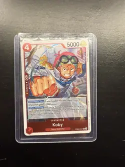 Bandai Koby PRB02-001 Character One Piece 5000 Power 4 Cost Foil Rare - Image 1
