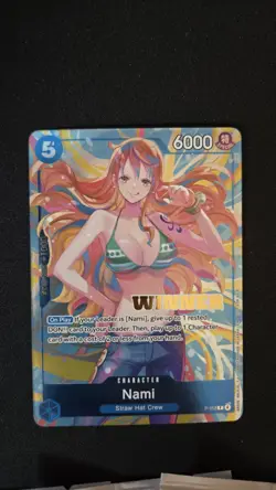 One Piece Nami Winner P-112 Heroines Battle Promo ENGLISH + 4 Heroine Packs - Image 2
