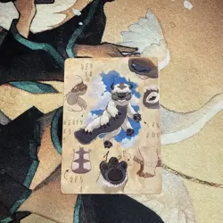 Appa, Steadfast Guardian Art Card (Gold-Stamped Signature) - Image 1