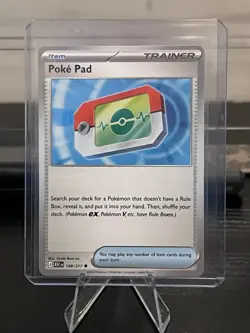 Poke Pad 198/217 Trainer Card Ascended Heroes NM Pokemon TCG - Image 1