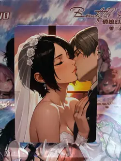 Matte Beautiful Waifu Handmade Card Goddess Story CCG Anime Double Sided - Image 1