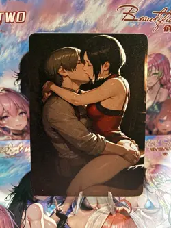 Matte Beautiful Waifu Handmade Card Goddess Story CCG Anime Double Sided - Image 1
