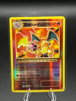 Pokemon TCG Charizard Reverse Holo Rare Card XY Evolutions 11/108 - Image 1
