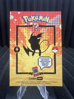 Raichu #26 - Card Tops Pokedex Database 2024 - Pokemon Card NM - Image 2