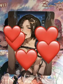 Matte Beautiful Waifu Handmade Card Goddess Story CCG Anime Double Sided - Image 2