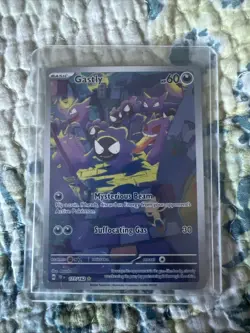 2024 Pokemon TCG Gastly Illustration Rare IR Holo Card 177/162 Temporal Forces - Image 1