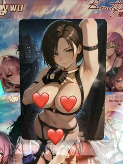 Matte Beautiful Waifu Handmade Card Goddess Story CCG Anime Double Sided - Image 1