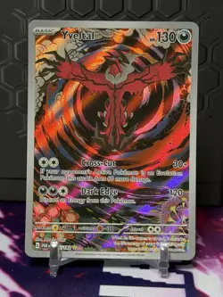 Yveltal 205/182 Paradox Rift Illustration Rare Holo Pokemon Card TCG - Image 1