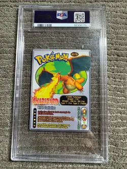 Very rare highly collectible 2002 Pokemon Wendy's Kids Charizard Card #2 - PSA 1 - Image 1