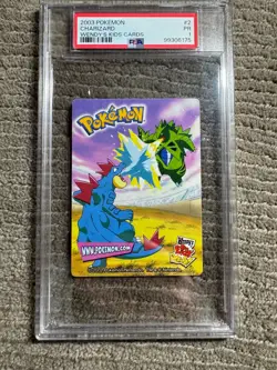 Very rare highly collectible 2002 Pokemon Wendy's Kids Charizard Card #2 - PSA 1 - Image 2