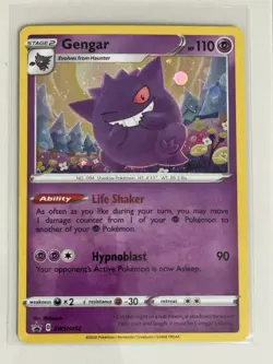 Gengar Promo SWSH: Sword & Shield Promo Cards SWSH052 NM With Galaxy Swirl - Image 1