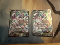 Pokemon TCG Sylveon EX Full Art RC32/RC32 Holo Basic English Lot of 2 Cards - Image 1