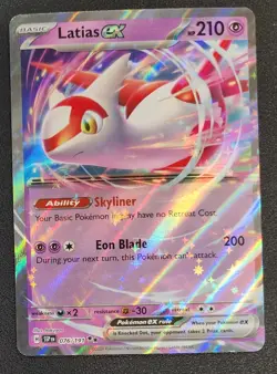 Latias ex 076/191 - Holo Pokemon Surging Sparks Ultra Rare Card NM - Image 1