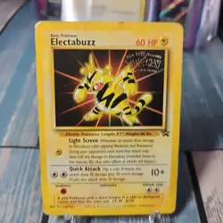 Electabuzz #2 Black Star Promo (MP) Pokemon Card WOTC 1999 WB First Movie HP - Image 1