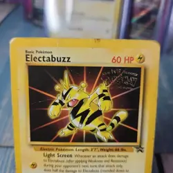 Electabuzz #2 Black Star Promo (MP) Pokemon Card WOTC 1999 WB First Movie HP - Image 2