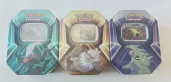 Pokemon Trading Card Game Tin Lot Darkrai Slaking Tyranitar Set of 3 - Image 1