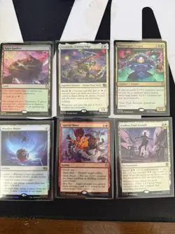 Magic: The Gathering TMNT Mixed Card Lot of 6 - Rare, Foil - Image 1