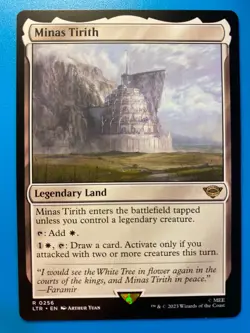 MTG 1x Minas Tirith # 256 Universes Beyond: Lord of the Rings Magic the x1 NM - Image 1