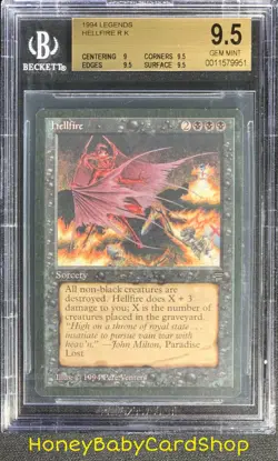 MTG Legends 1994 Hellfire BGS 9.5 GEM MINT Old School 93/94 - Image 1