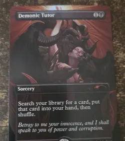 Demonic Tutor **PLAYTEST** (Foil) Secret Lair Drop Foil - Image 1
