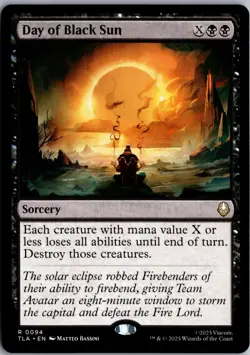 Day of Black Sun R Avatar: The Last Airbender 94 NM Magic - Image 1