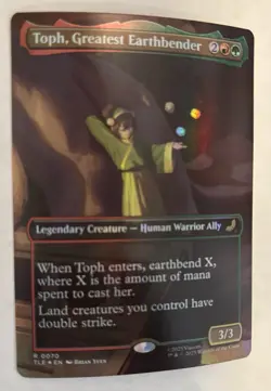 Toph, Greatest Earthbender (Borderless) Avatar: The Last Airbender: Foil - Image 1