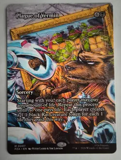 MTG Plague of Vermin (Source Material), NM/Unplayed, TMNT - Image 1