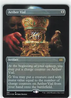 Aether Vial (Borderless) Foil - Double Masters 2022 (2X2) - SP - Image 1
