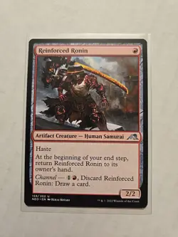 Reinforced Ronin - Kamigawa: Neon Dynasty - LP - Uncommon - Artifact Creature - Image 1