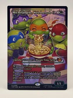 Michelangelo, Weirdness to 11 (Borderless) Teenage Mutant Ninja Turtles Foil - Image 1