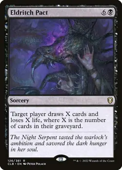 Eldritch Pact Foil - Commander Legends: Battle For Baldur'S Gate MTG-NM - Image 1