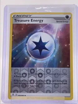 TREASURE ENERGY 2021 POKEMON SWSH EVOLVING REVERSE HOLO 165/203 Q2045 - Image 1