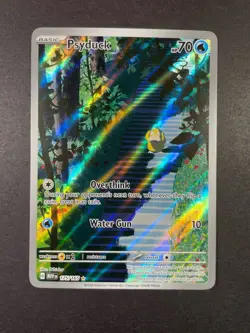 2023 Pokemon SV 151 - MEW EN Psyduck #175/165 Illustration Rare PSA Worthy IR !! - Image 1