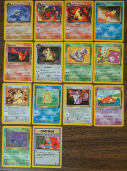 2000 French Pokemon Team Rocket 14 Card Lot - Image 1