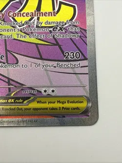 Pokemon TCG Mega Gengar EX Full Art Ascended Heroes 269/217 Holo 350HP - Image 5
