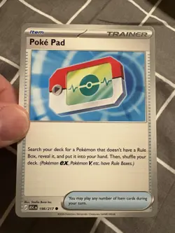 Poke Pad 198/217 Ascended Heroes Pokemon Trainer Mint/NM Non Holo - Image 1